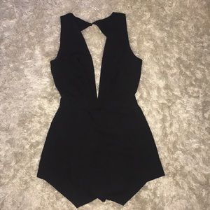 black romper from Nordstrom.